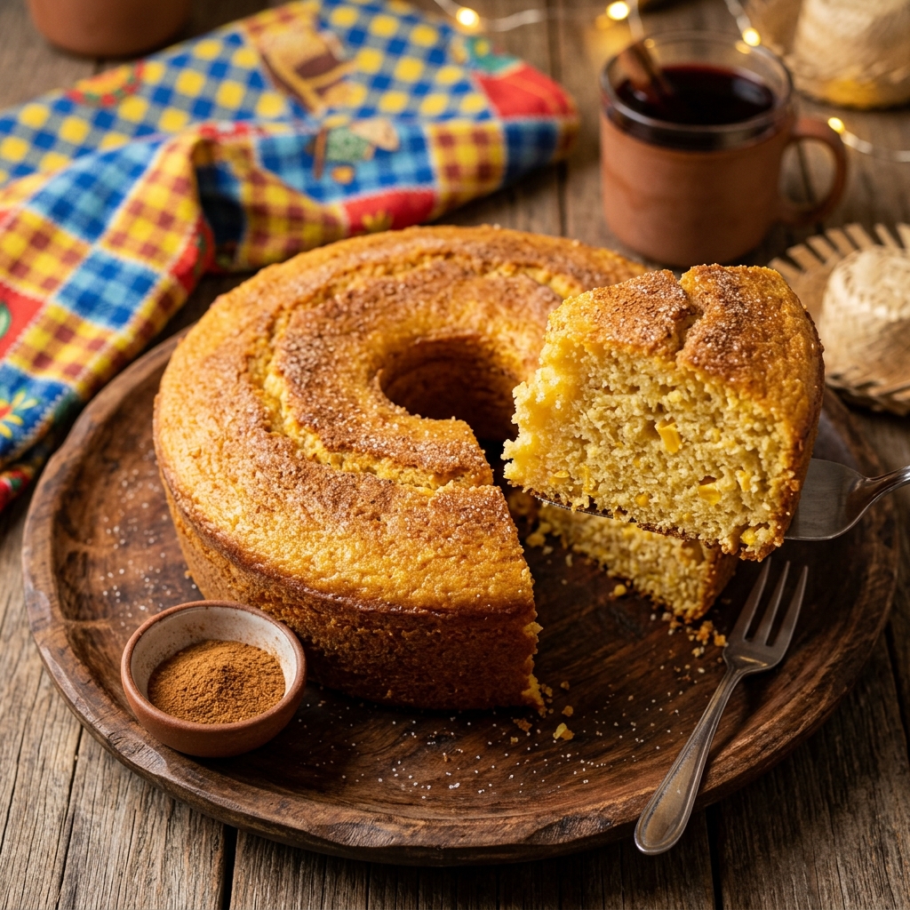 Bolo de Milho Junino